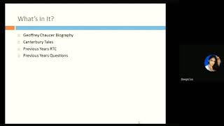 BLOCK 1: Introduction to life of Chaucer by Deepti Vij