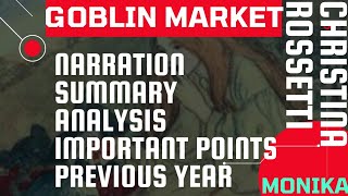 BLOCK-8: The Goblin Market (Christina Georgina Rossetti) MEG01 BRITISH POETRY by Mrs. Monika Gupta